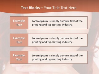 Lady Look Freshness PowerPoint Template