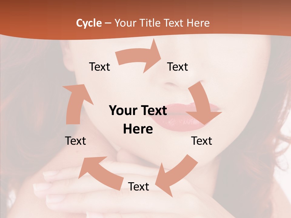Lady Look Freshness PowerPoint Template