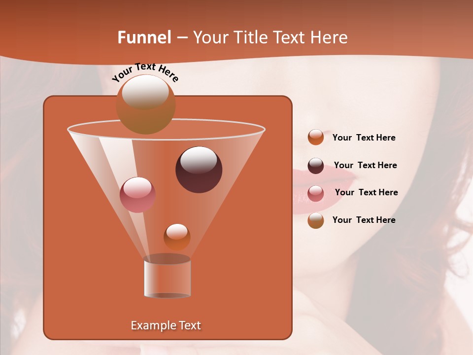 Lady Look Freshness PowerPoint Template