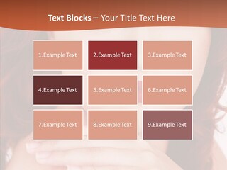 Lady Look Freshness PowerPoint Template