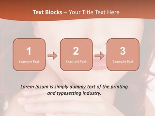 Lady Look Freshness PowerPoint Template