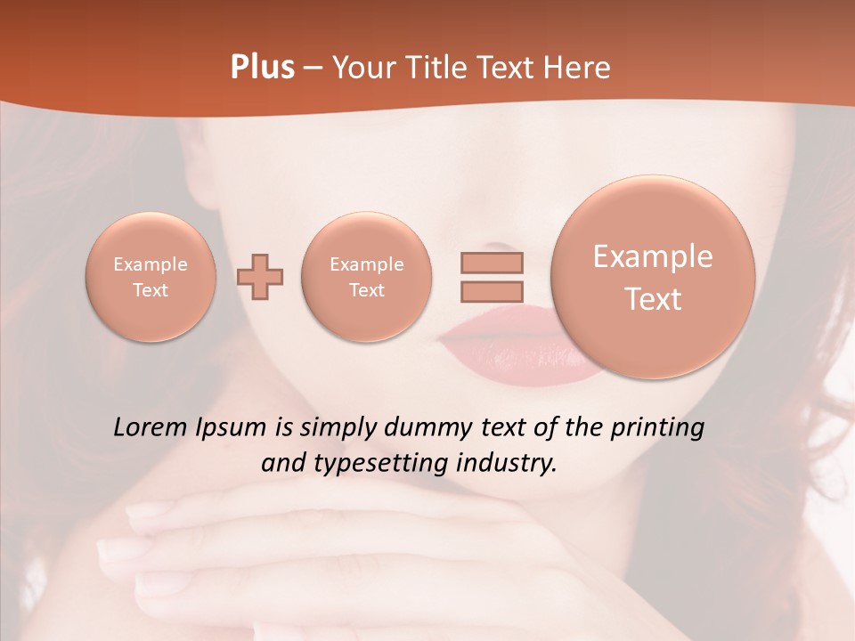 Lady Look Freshness PowerPoint Template
