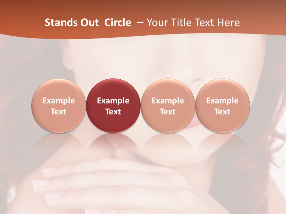 Lady Look Freshness PowerPoint Template