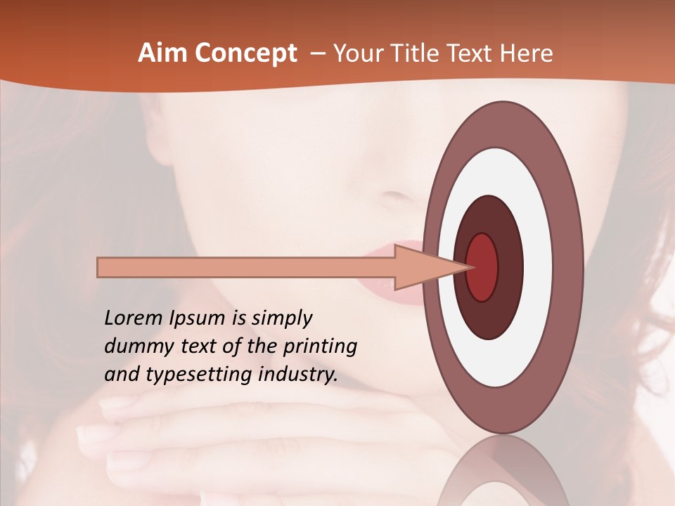 Lady Look Freshness PowerPoint Template