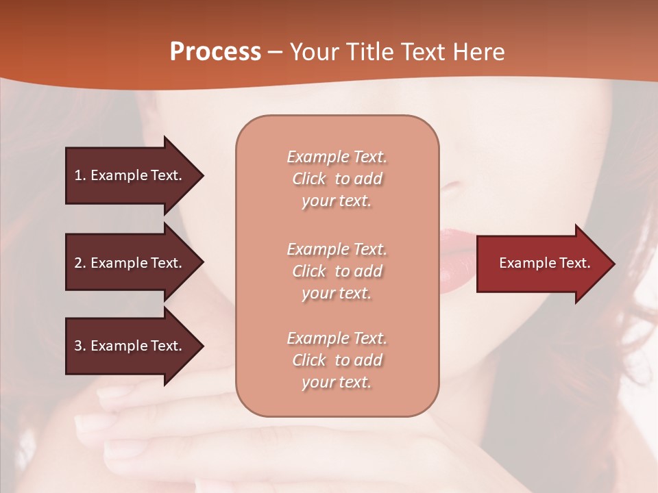Lady Look Freshness PowerPoint Template