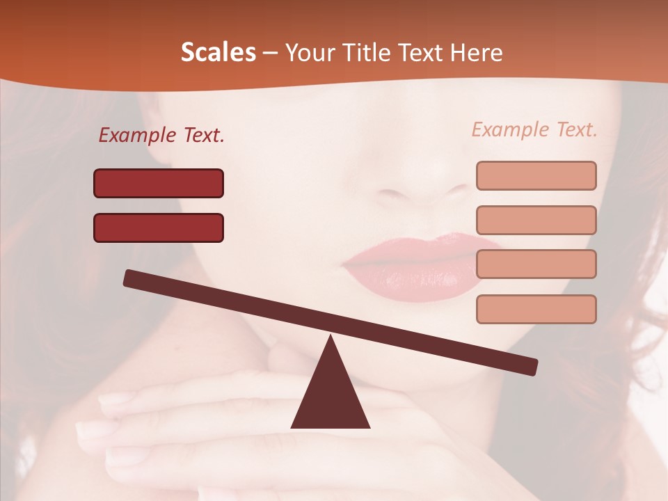 Lady Look Freshness PowerPoint Template