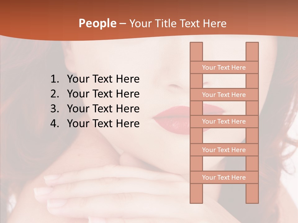 Lady Look Freshness PowerPoint Template