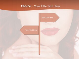 Lady Look Freshness PowerPoint Template