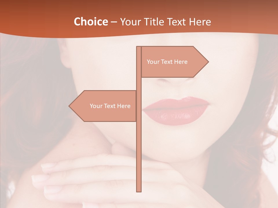 Lady Look Freshness PowerPoint Template