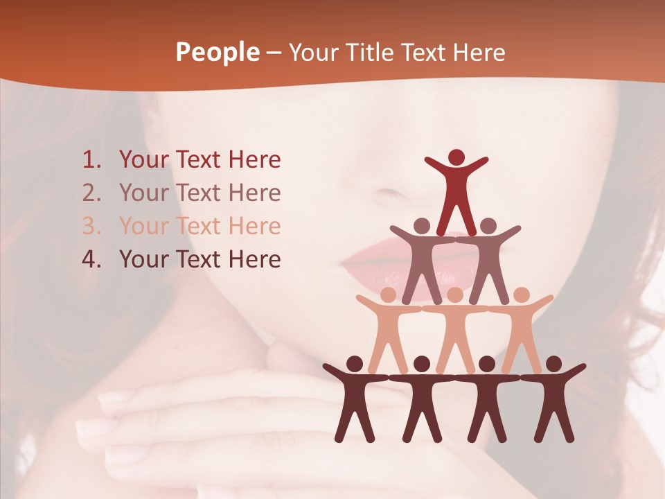 Lady Look Freshness PowerPoint Template