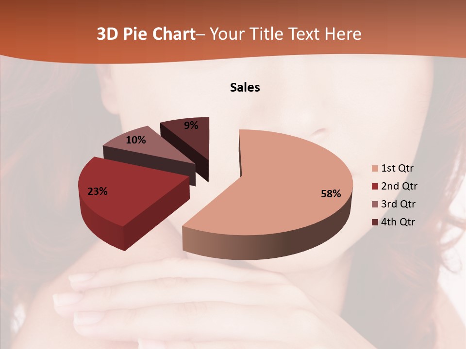 Lady Look Freshness PowerPoint Template