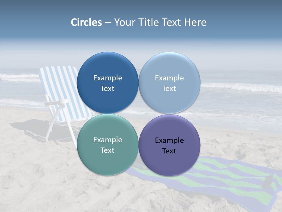 Copy Laptop Sand PowerPoint Template