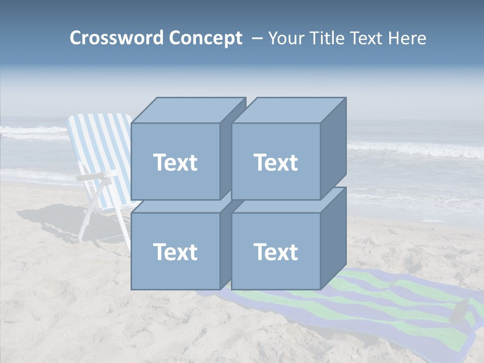 Copy Laptop Sand PowerPoint Template