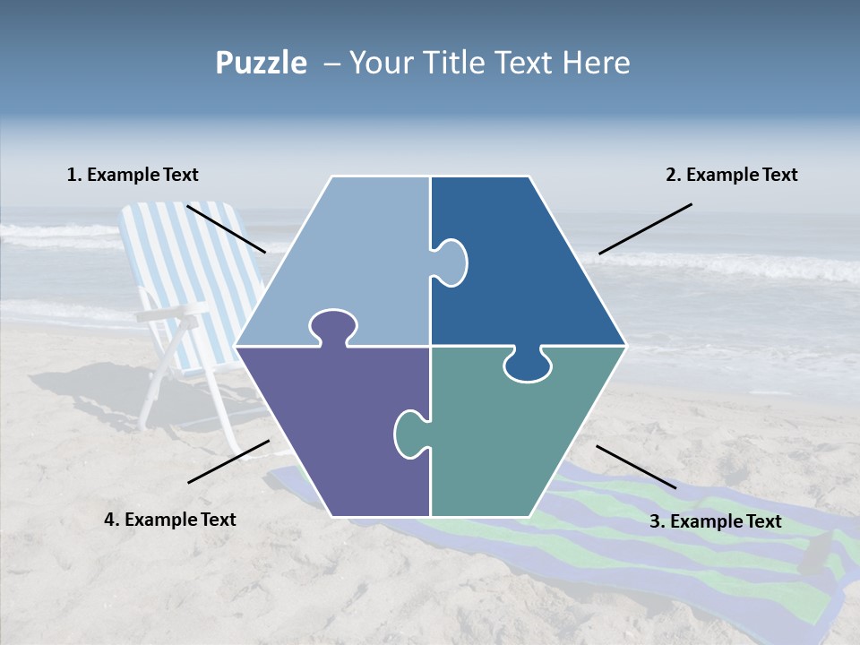 Copy Laptop Sand PowerPoint Template