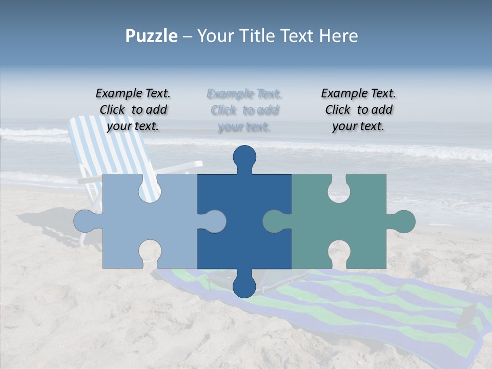 Copy Laptop Sand PowerPoint Template