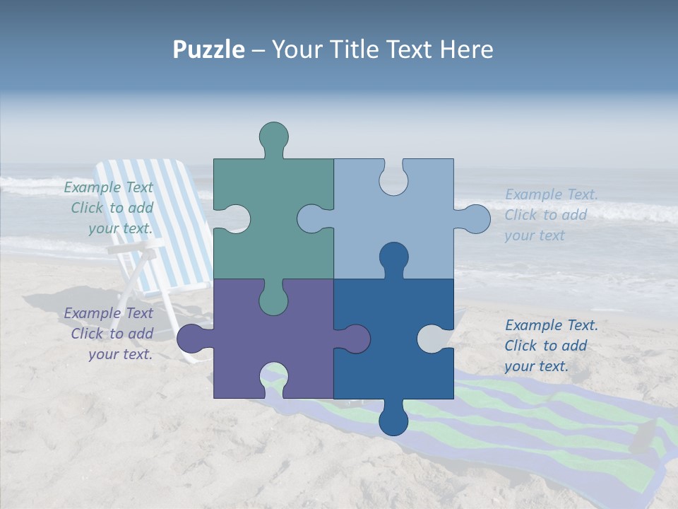 Copy Laptop Sand PowerPoint Template