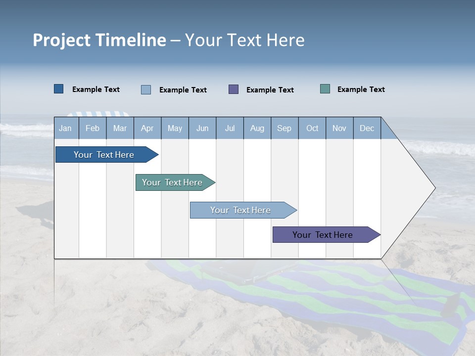 Copy Laptop Sand PowerPoint Template