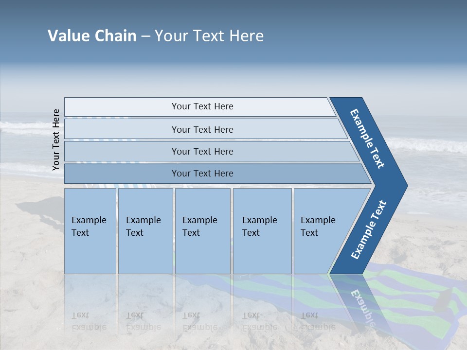 Copy Laptop Sand PowerPoint Template