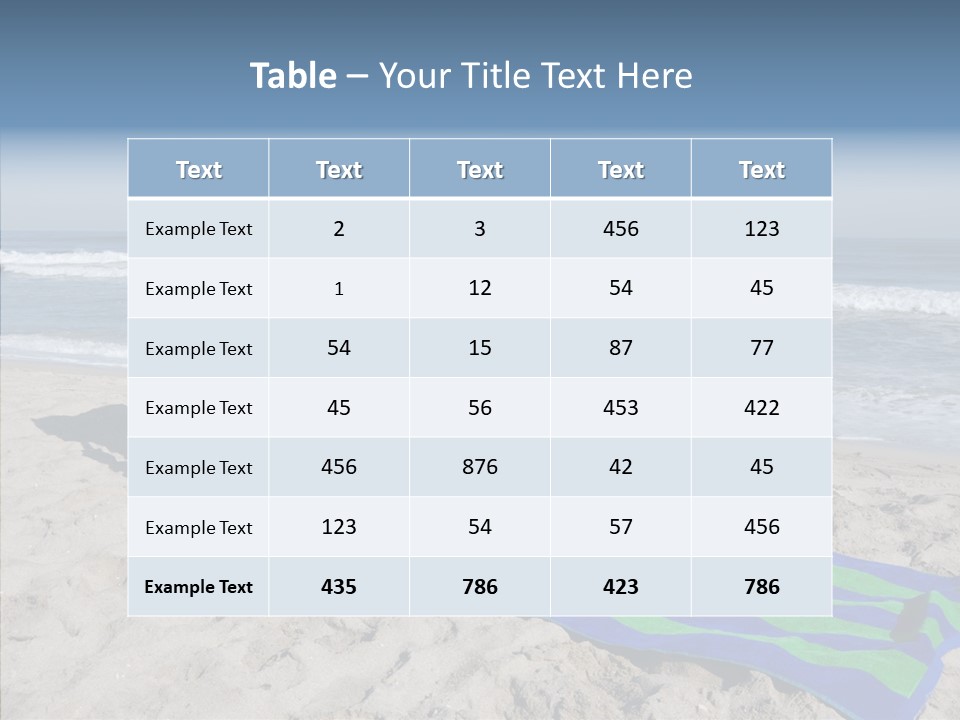 Copy Laptop Sand PowerPoint Template