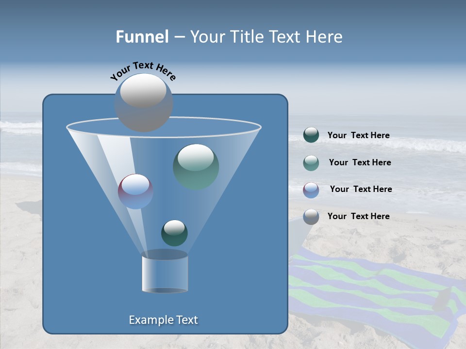 Copy Laptop Sand PowerPoint Template