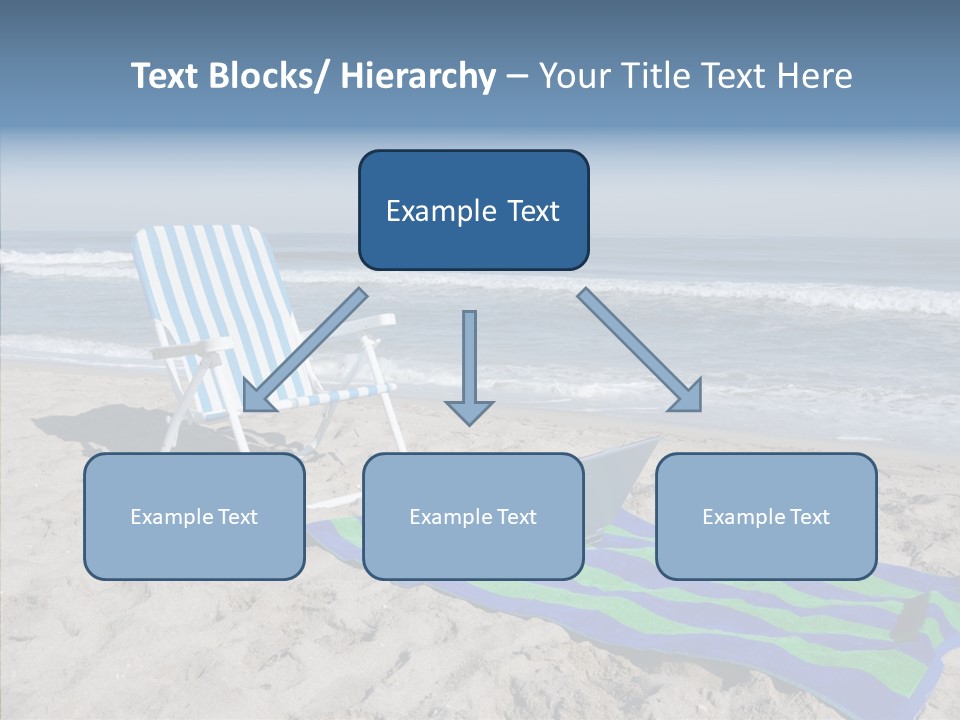 Copy Laptop Sand PowerPoint Template