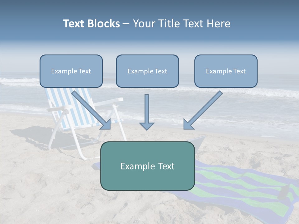 Copy Laptop Sand PowerPoint Template
