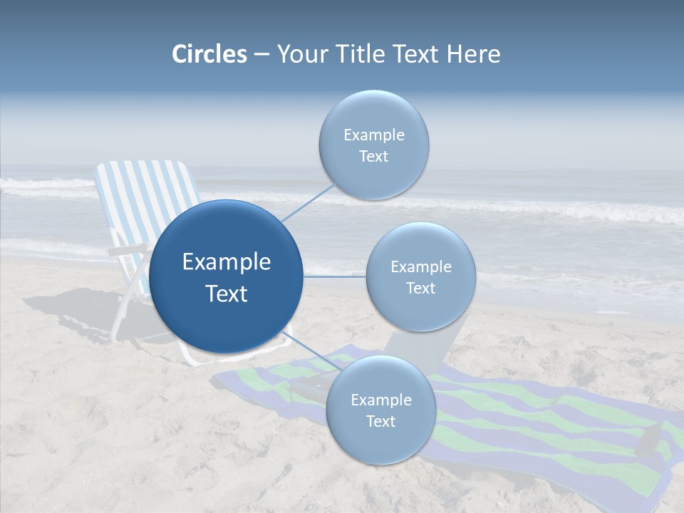 Copy Laptop Sand PowerPoint Template