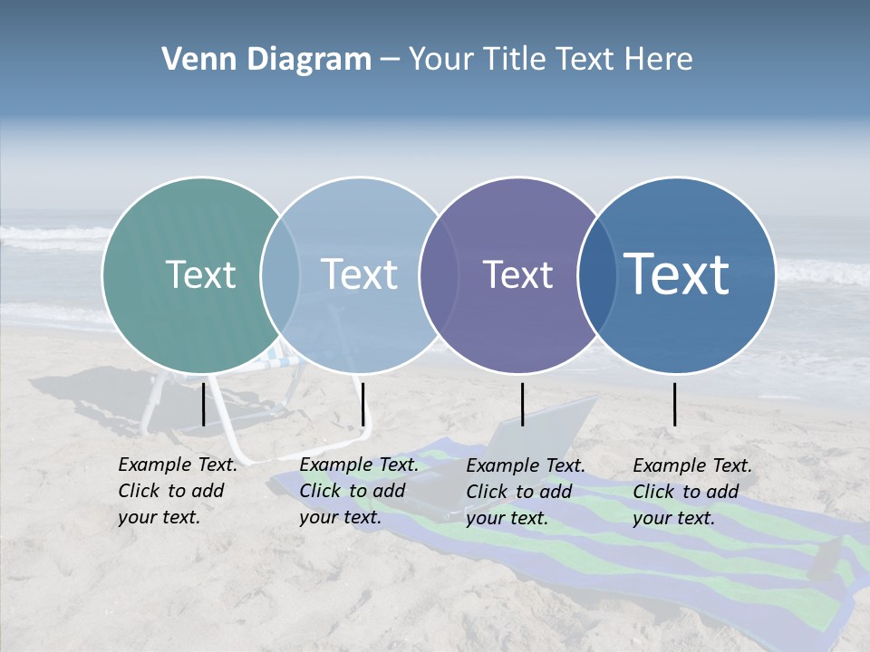 Copy Laptop Sand PowerPoint Template