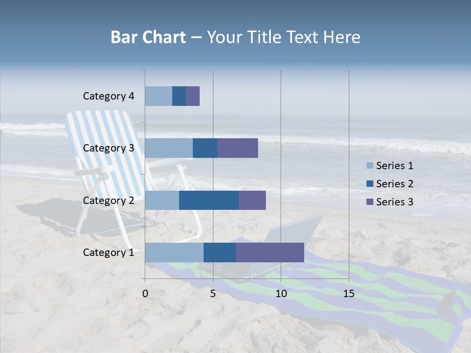 Copy Laptop Sand PowerPoint Template