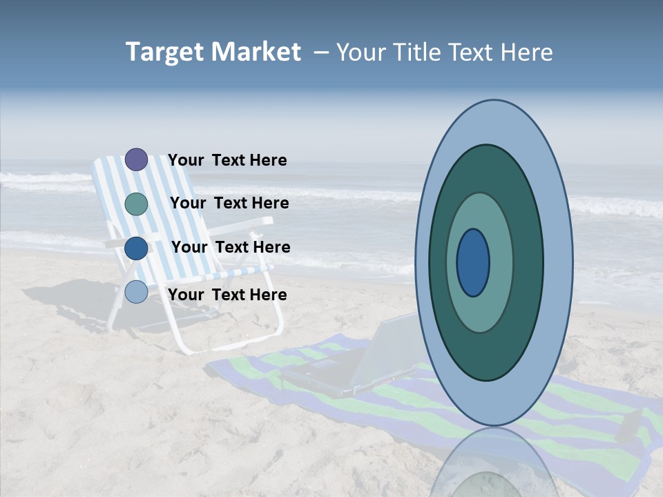 Copy Laptop Sand PowerPoint Template