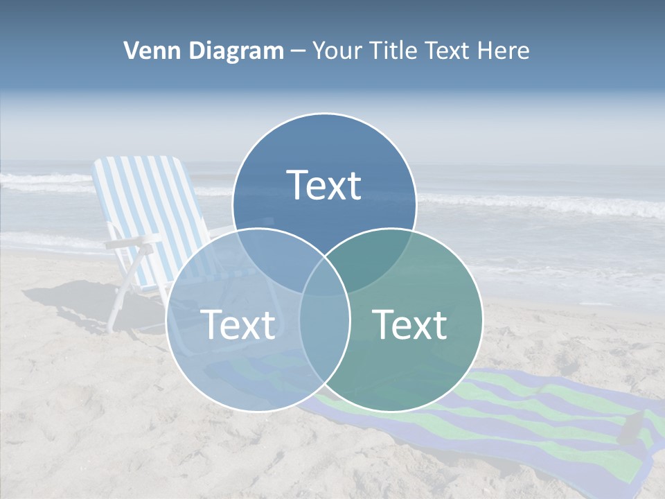 Copy Laptop Sand PowerPoint Template