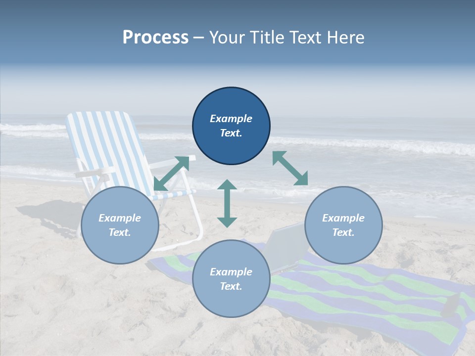 Copy Laptop Sand PowerPoint Template