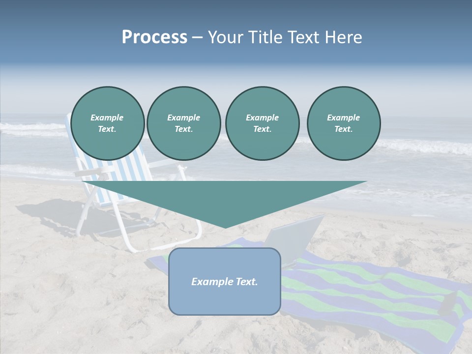 Copy Laptop Sand PowerPoint Template