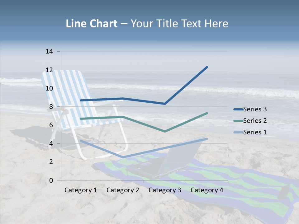 Copy Laptop Sand PowerPoint Template