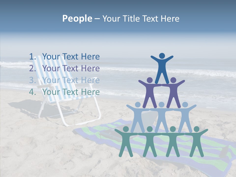 Copy Laptop Sand PowerPoint Template