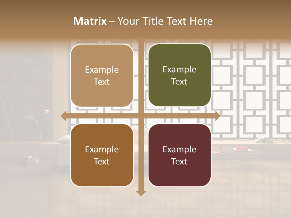 Apartment Furniture Rest PowerPoint Template