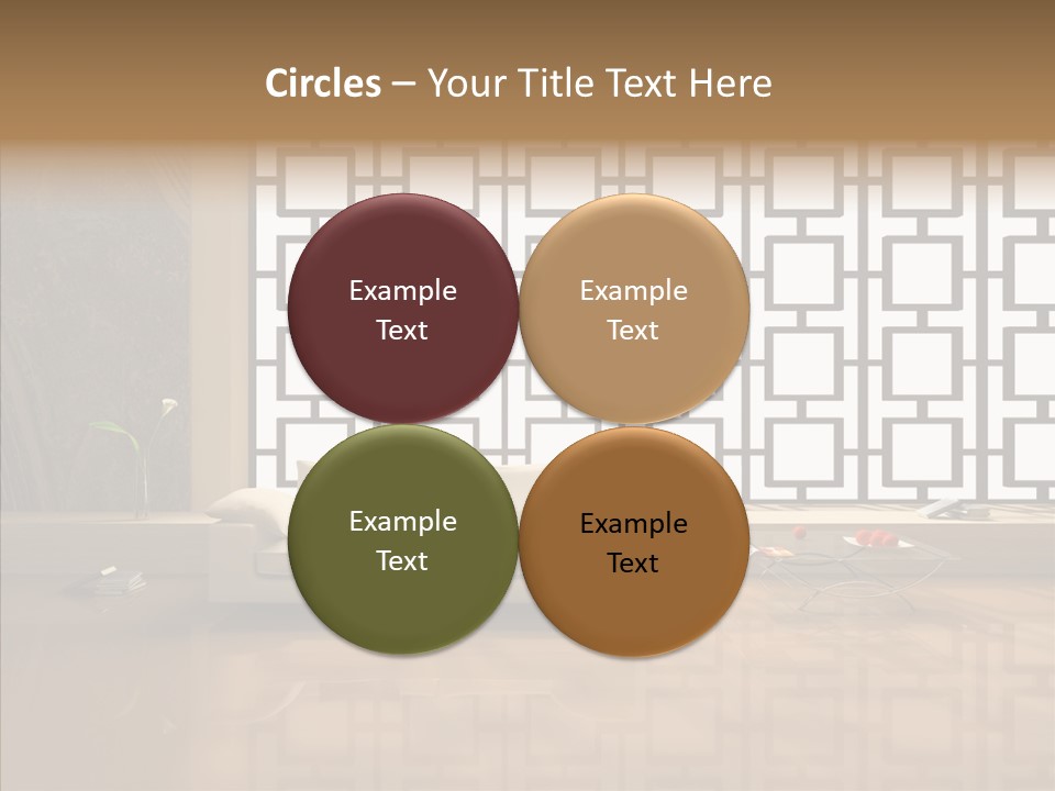 Apartment Furniture Rest PowerPoint Template