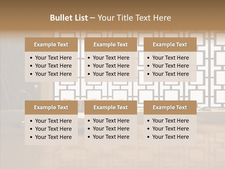 Apartment Furniture Rest PowerPoint Template