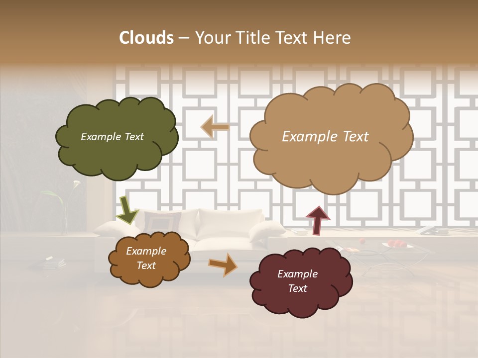 Apartment Furniture Rest PowerPoint Template