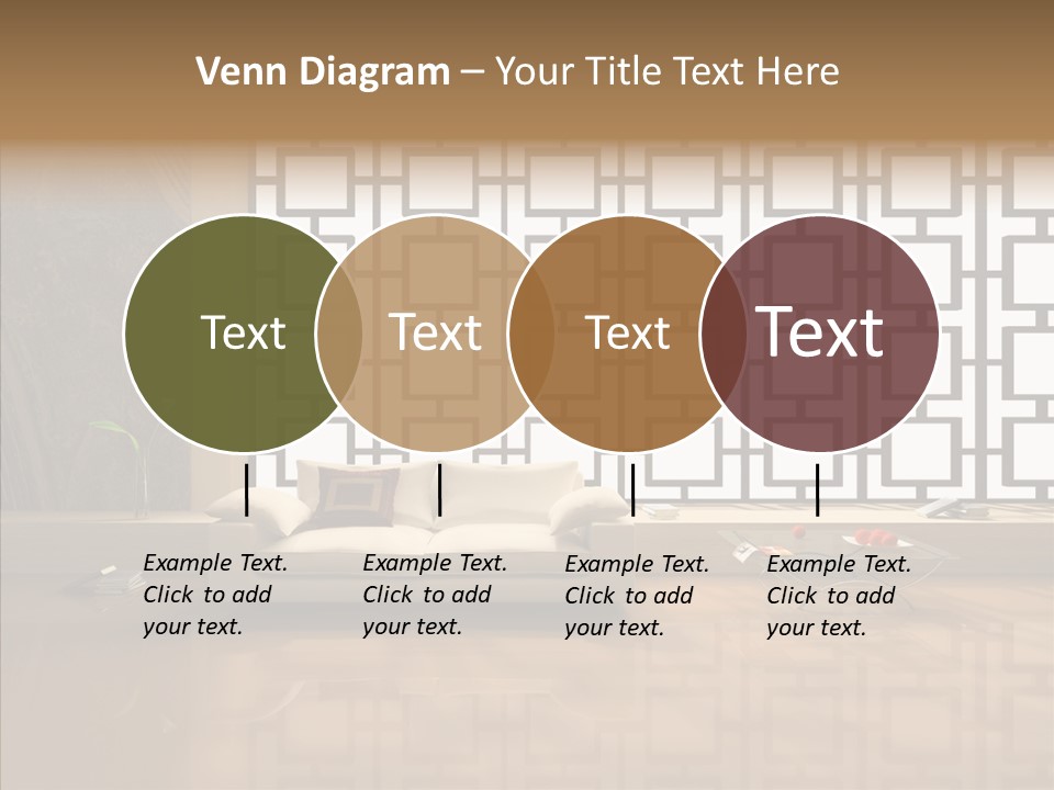 Apartment Furniture Rest PowerPoint Template