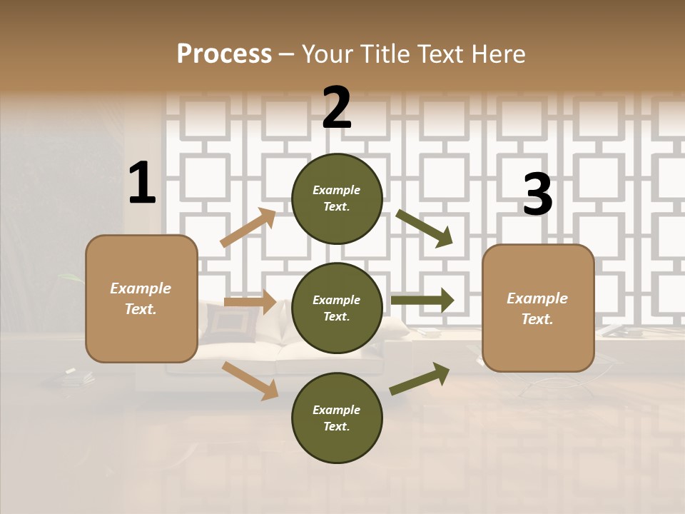 Apartment Furniture Rest PowerPoint Template