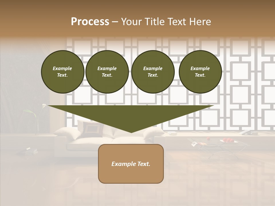 Apartment Furniture Rest PowerPoint Template