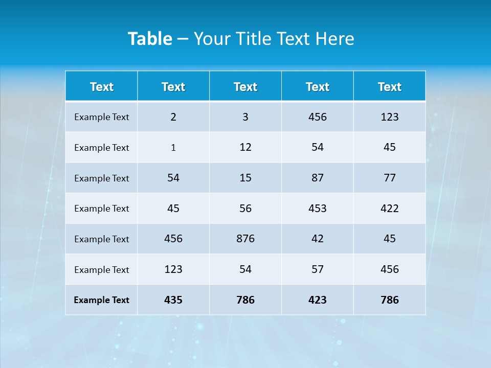 Blue Shiny Pattern PowerPoint Template