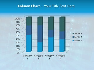 Blue Shiny Pattern PowerPoint Template