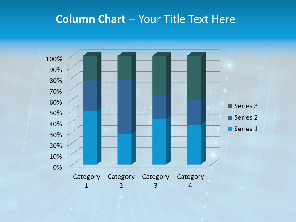 Blue Shiny Pattern PowerPoint Template