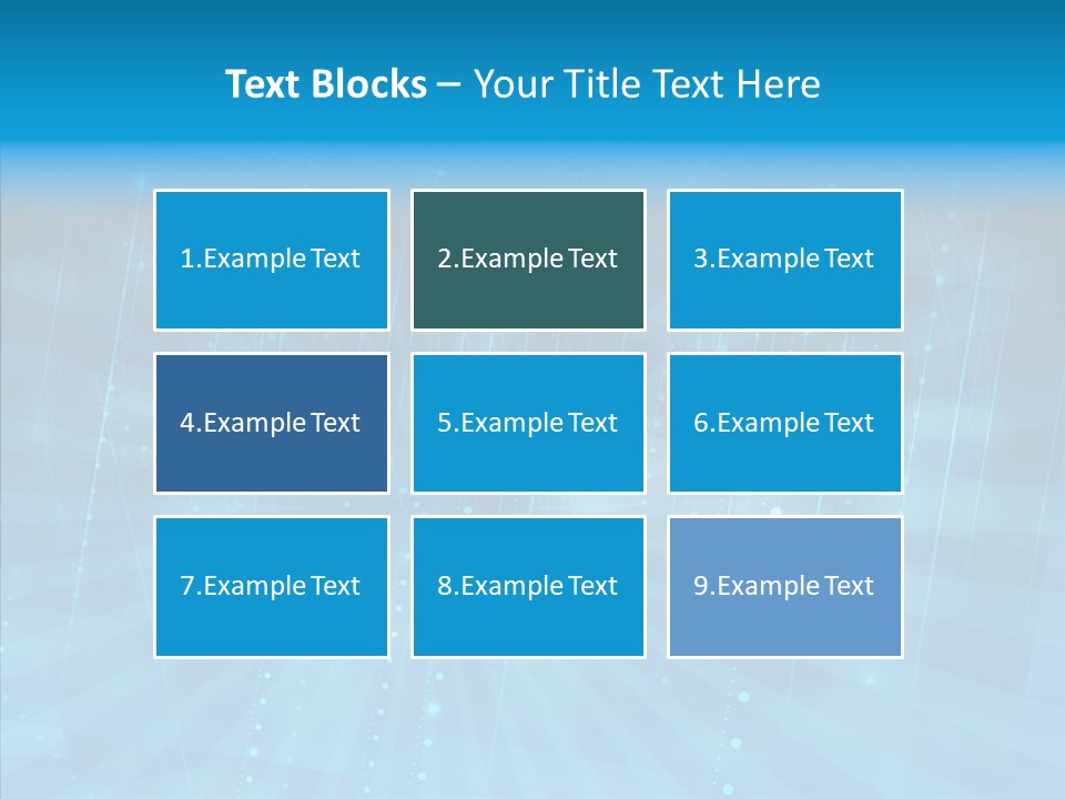 Blue Shiny Pattern PowerPoint Template