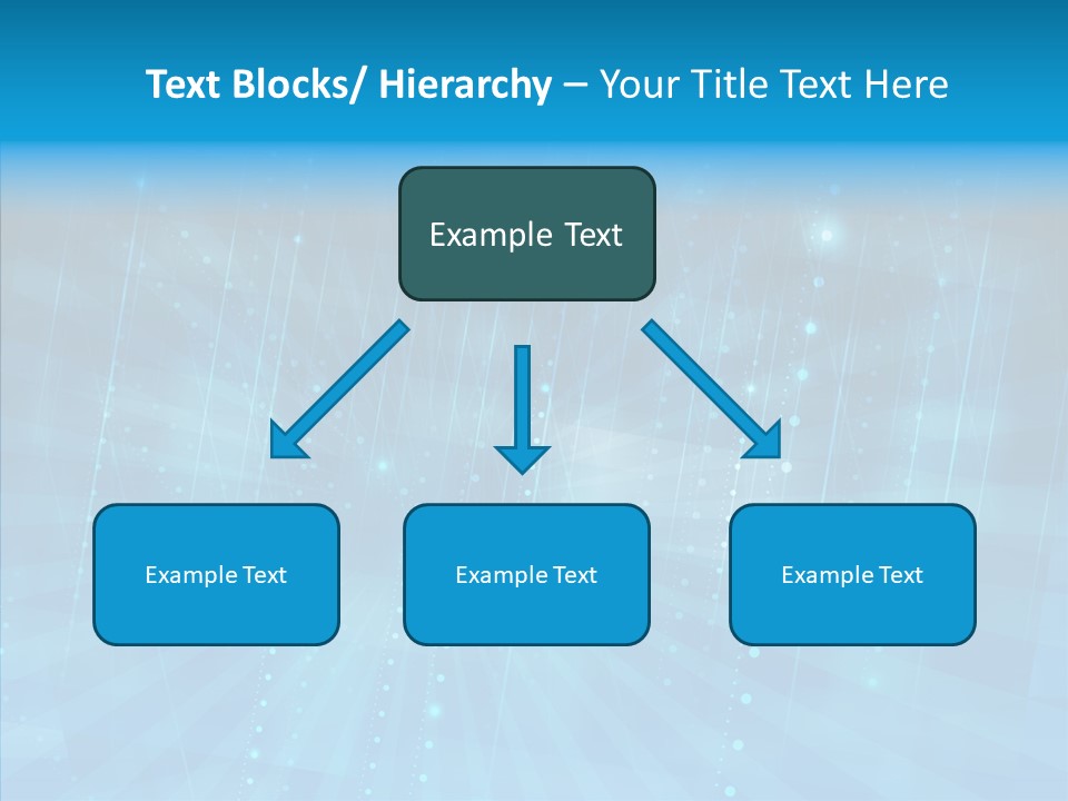 Blue Shiny Pattern PowerPoint Template