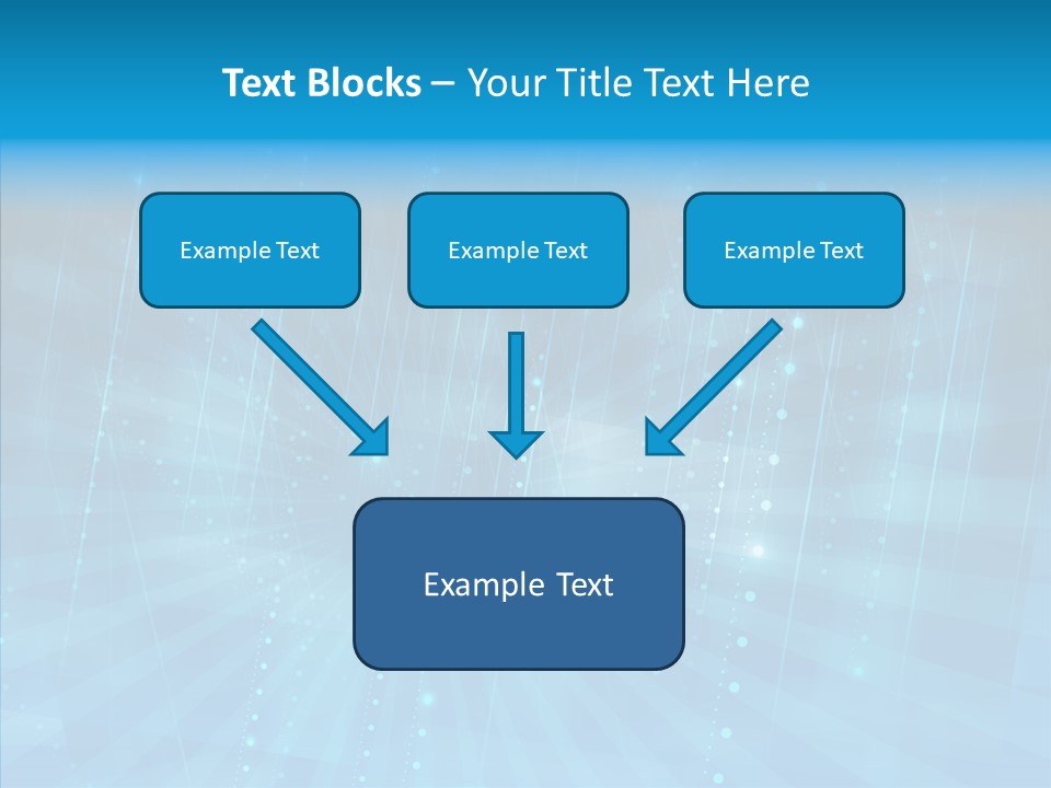 Blue Shiny Pattern PowerPoint Template