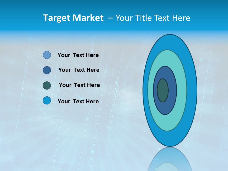 Blue Shiny Pattern PowerPoint Template