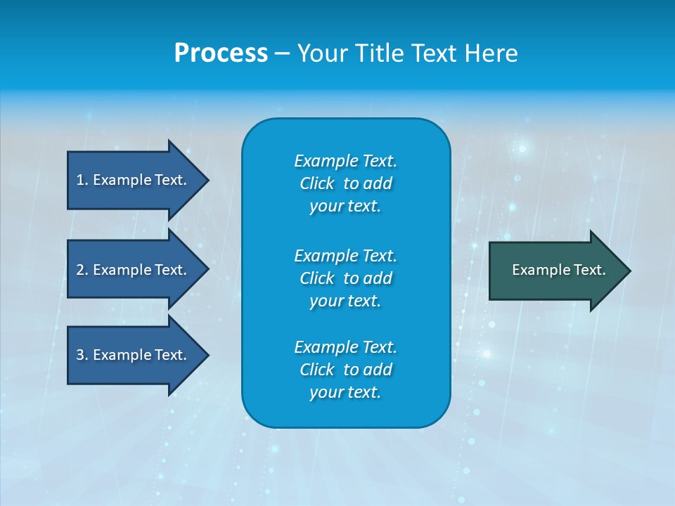Blue Shiny Pattern PowerPoint Template